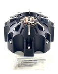 Ballistic Off-Road Wheel Center Cap Matte Black 8 Lug WX-11-CAP SGD0010 (4 CAPS) + SCREWS