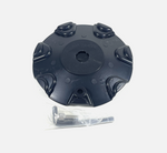 Cratus Wheels Flat Black Wheel Rim Center Cap # CAP CR-108 (4 CAPS) + BOLT
