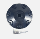 Cratus Wheels Flat Black Wheel Rim Center Cap # CAP CR-108 (4 CAPS) + BOLT