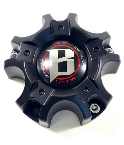 Ballistic Matte Black Wheel Center Cap CAP-WX02 114.3-127-5H / WX02FB