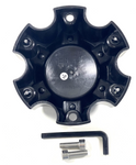 Ballistic Wheel Center Cap Wheels Flat Black # CAP-WX04-135 / 139.7-6H / WX04 (4 CAPS)