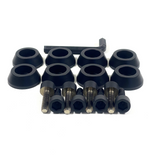 8 - LONG SCREWS 8- WASHERS BLACK 1 - KEY FOR BALLISTIC JESTER 814 WHEEL RIM