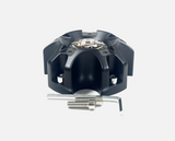 Ballistic Matte Black Camouflage Logo Wheel Center Cap CAP-WX02 114.3-127-5H / WX02FB