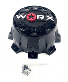 WORX / Ultra Motorsports Gloss Black Wheel Center Cap WRX-0089RB / A89-0089RB (4 CAPS)