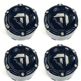 Fuel Gloss Matte Black Wheel Center Cap Snap Open-End Closed-End # 1005-50SNBL (4 CAPS)