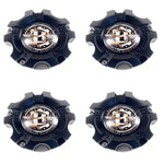 Ballistic Matte Black Camouflage Logo Wheel Center Cap CAP-WX02 114.3-127-5H / WX02FB (4 CAPS)