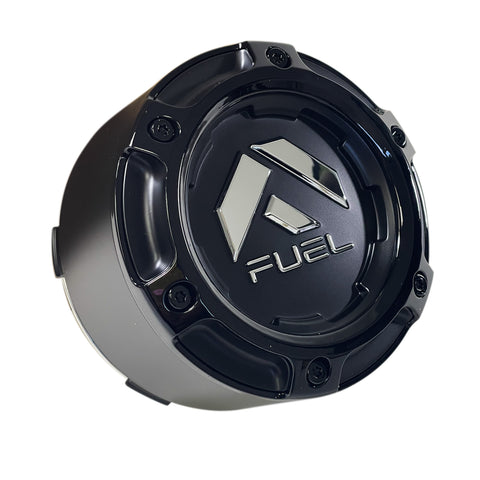 Fuel Offroad Wheel Matte Black / Gloss Logo Center Cap # 1005-49BLD (1 CAP) NEW