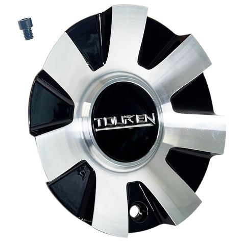 Touren # C1032603B / JF006 / TR60 3260 19" Black Machined Wheel Rim Center Cap