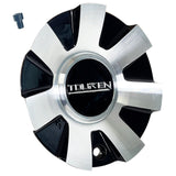 Touren C1032603B / JF006 / TR60 3260 19" Black Machined Wheel Rim Center Cap (4 CAPS)