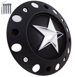 KMC XD 775 ROCKSTARR Alloy Wheels Flat Black Custom Wheel Center Cap # 1000775B (1 CAP) TALL