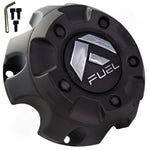 Fuel Offroad Wheels Flat Black Custom Wheel Center Cap # 1001-56B / M-452 (1 CAP)