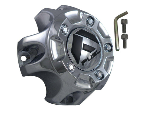 Fuel Offroad Wheels Chrome Custom Wheel Center Cap # 1001-57 / M-454 (4 CAPS) - Wheelcapking