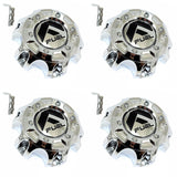 Fuel Offroad Wheels Flat Black Custom Wheel Center Caps # 1001-58 (4 CAPS) - Wheelcapking