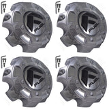 Fuel Offroad Wheels Chrome Custom Wheel Center Cap # 1001-59 / M-444 (4 CAPS)
