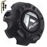 Fuel Offroad Wheels Flat Black Custom Wheel Center Cap # 1001-59B / M-444 (1 CAP)