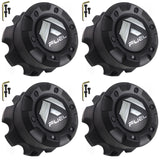 Fuel Offroad Wheels Flat Black Custom Wheel Center Cap # 1001-60B / 1000-55 (4 CAPS)