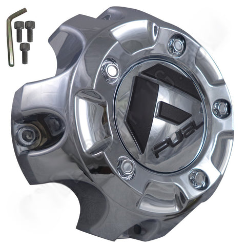 Fuel Offroad Wheels Chrome Custom Wheel Center Cap # 1001-61 / M-453 (1 CAP)