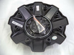 Fuel Wheels Gloss Black / Blue Logo Wheel Center Cap # 1001-63GBK M-447 5-6 LUG (4 CAPS)