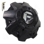 Fuel Wheels Gloss Black / Black Rivets Wheel Center Cap #1001-63GBR M-447 5-6 LUG (4 CAPS)