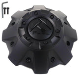 Fuel Offroad Wheel Center Cap 1001-63MBGB Flat Black / Gloss Logo 5+6 Lug (1 CAP) - Wheelcapking