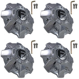 Fuel Offroad Wheels Chrome Custom Wheel Center Cap Caps # 1001-79 (4 CAPS)
