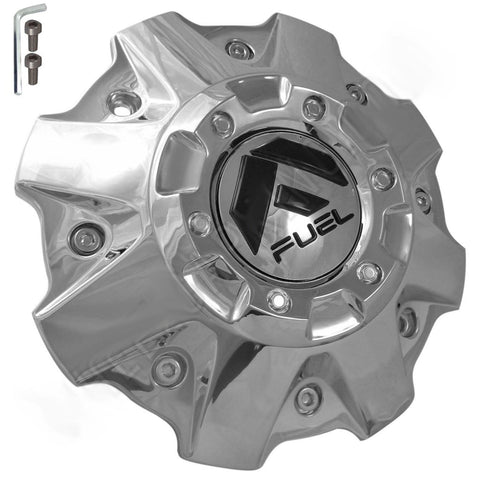 Fuel Offroad Wheels Chrome Custom Center Cap Caps # 1001-81 (4 CAPS) NEW! - Wheelcapking