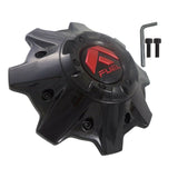 Fuel Offroad Wheels Gloss Black / Red Custom Center Cap Caps # 1001-83GBQ (4 CAP) NEW!