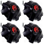 Fuel Offroad Wheels Gloss Black Custom Center Cap Caps # 1001-81GBQ (4 CAP) NEW!