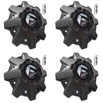 Fuel Offroad Wheels Flat Black Custom Center Cap Caps # 1001-83B (4 CAP) NEW