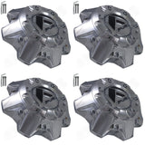 Fuel Offroad Wheels Chrome Custom Wheel Center Cap # 1002-41 / 1002-40 (4 CAPS) NEW