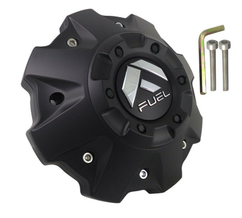 Fuel Offroad Wheels Flat Black Custom Center Cap # 1002-48B (1 CAP) NEW
