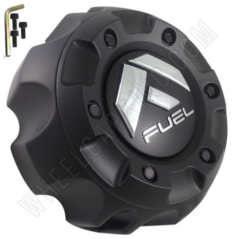 Fuel Rims Caps Fuel Offroad Wheels Flat Black Custom Center Cap Caps # 1003-21B (4 CA ...