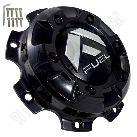 Fuel Offroad Wheels Gloss Black Custom Wheel Center Cap Caps # 1003-27GB (4 CAPS) NEW! - Wheelcapking