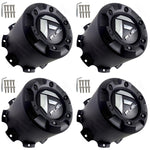 FUEL Offroad Wheels Flat Black Custom Wheel Center Cap Caps # 1003-28B (4 CAPS) NEW! - Wheelcapking