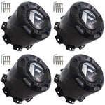 FUEL Offroad Wheels Gloss Black Custom Wheel Center Cap Caps # 1003-28GB (4 CAPS) NEW! - Wheelcapking