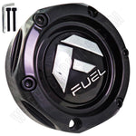 Fuel Offroad Wheels Gloss Black Custom Wheel Center Cap Caps # 1003-36GB NEW! (4 CAPS) - Wheelcapking