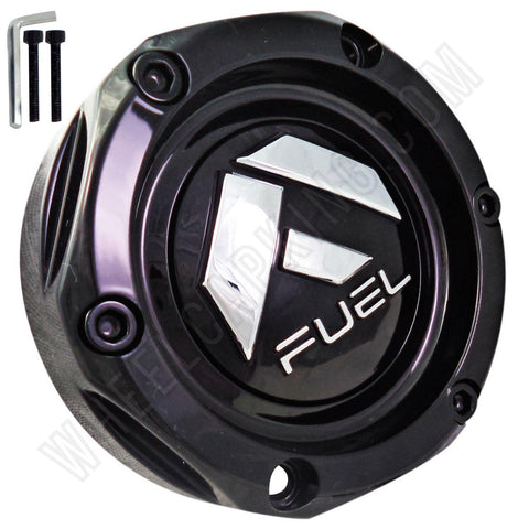 Fuel Offroad Wheels Gloss Black Custom Wheel Center Cap Caps # 1003-36GB NEW! (1 CAP) - Wheelcapking