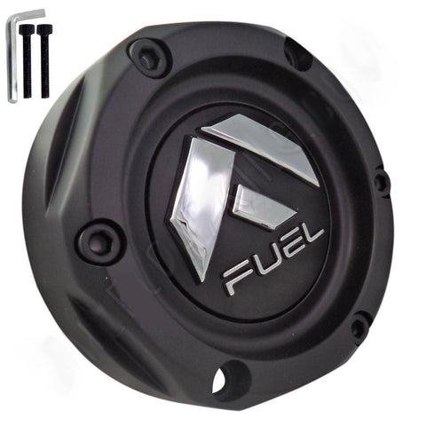 Fuel Offroad Wheels Flat Black Custom Wheel Center Cap Caps # 1003-36B NEW! (4 CAPS) - Wheelcapking