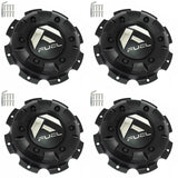 Fuel Offroad Wheels Matte Black Custom Wheel Center Caps # 1003-37MB / 1002-41 (4 CAPS)