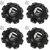 Fuel Offroad Wheels Matte Black Custom Wheel Center Caps # 1003-37MB / 1002-41 (4 CAPS)