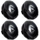Fuel Offroad Wheels Flat Black Custom Wheel Center Cap # 1003-46B (4 CAPS) NEW! - Wheelcapking