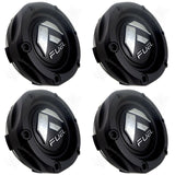 Fuel Offroad Wheels Flat Black Custom Wheel Center Cap # 1003-46B (4 CAPS) NEW! - Wheelcapking