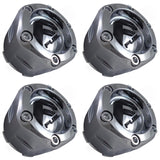 Fuel Offroad Wheels Chrome Custom Wheel Center Cap Caps # 1003-47 (4 CAPS) NEW! - Wheelcapking