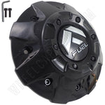 FUEL Offroad Wheels Gloss Black / Black Rivets Custom Center Caps # 1003-84GBR (1 CAP) - Wheelcapking