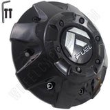 FUEL Offroad Wheels Gloss Black / Black Rivets Custom Center Caps # 1003-84GBR (4 CAPS) - Wheelcapking