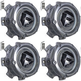 Fuel Offroad Wheels Chrome Custom Wheel Center Cap # 1004-08 / 1004-05 (4 CAPS) - Wheelcapking