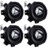 Fuel Offroad Wheels Gloss Black Custom Wheel Center Cap # 1004-08GB (4 CAPS) - Wheelcapking