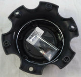 Fuel Wheels Gloss Black Center Cap # 1004-27GB / 1004-26 (4 CAPS) NEW 6 LUG FORGE - Wheelcapking