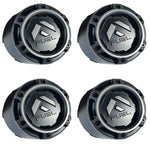 Fuel Offroad Wheel Matte Black and Gun Metal Center Cap #1005-49TGD (4 CAPS) NEW D680 Rebel