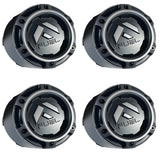 Fuel Offroad Wheel Matte Black and Gun Metal Center Cap #1005-49TGD (4 CAPS) NEW D680 Rebel
